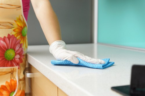 Curtain cleaning service in a Swiss Cottage home interior
