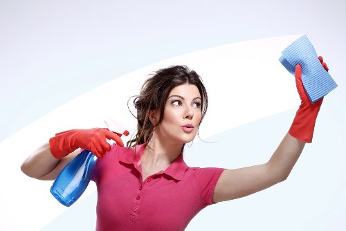 Technician treating carpet stains in Swiss Cottage